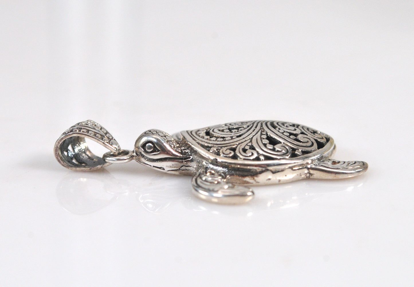 Sterling Silver Sea Turtle Pendant