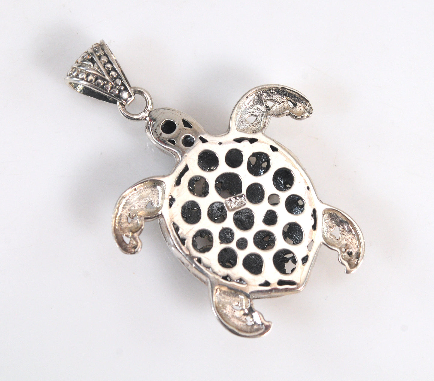 Sterling Silver Sea Turtle Pendant