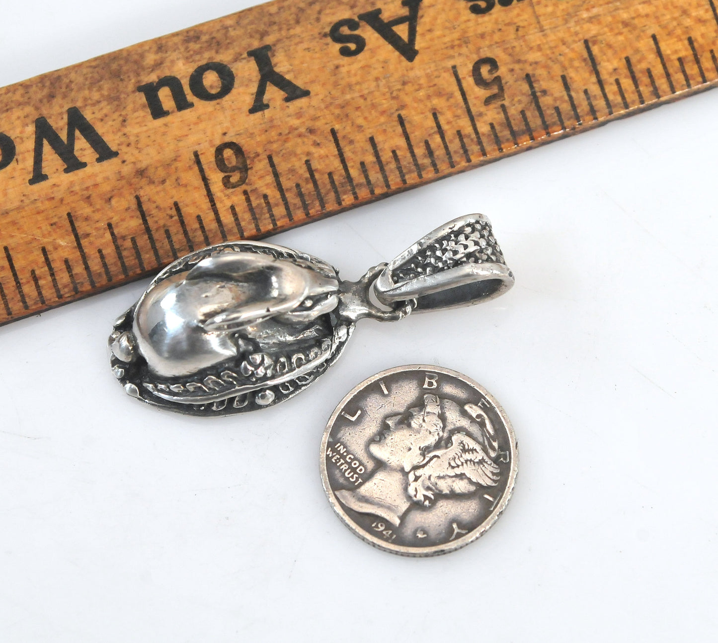 Sterling Silver Bunny Pendant