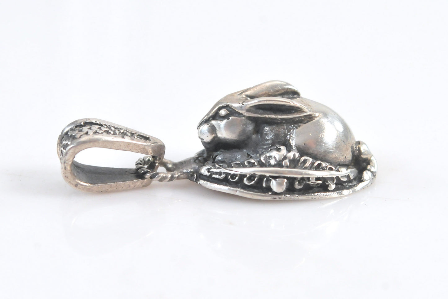 Sterling Silver Bunny Pendant