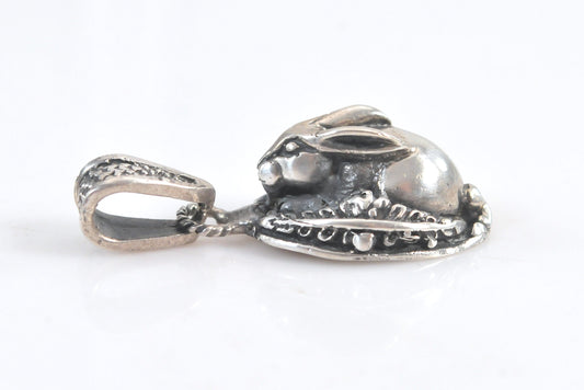 Sterling Silver Bunny Pendant