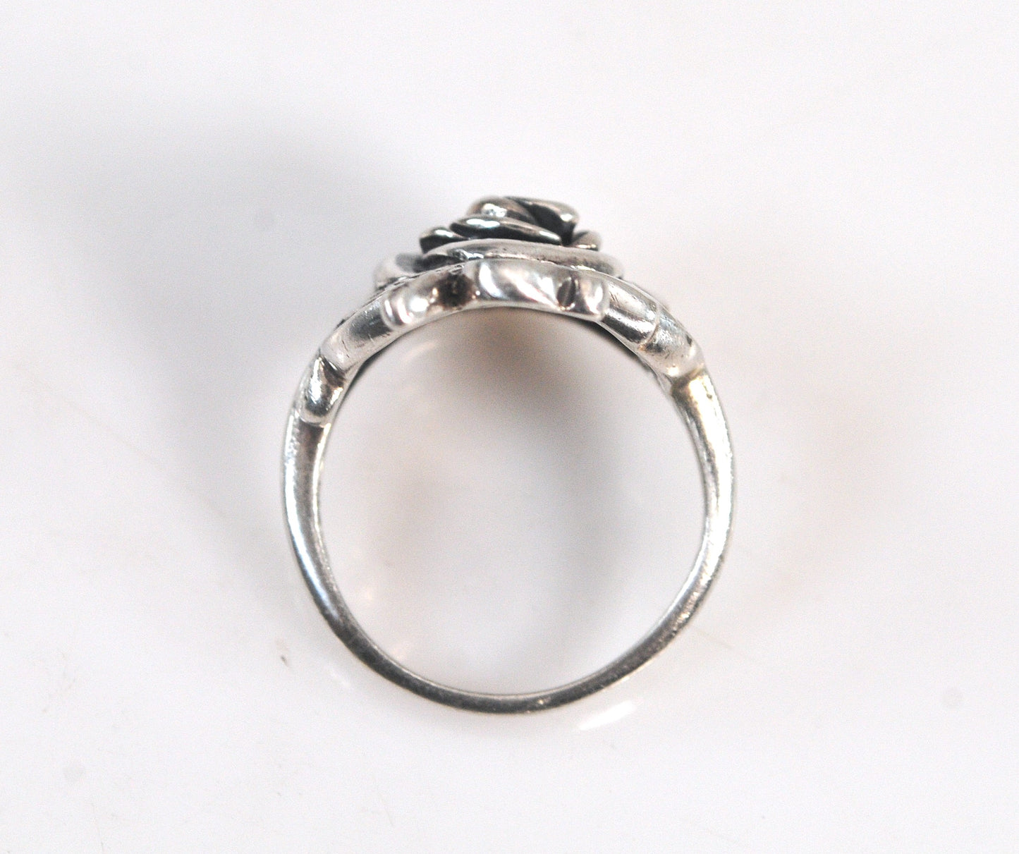 Vintage Avon Sterling Silver Rose Ring