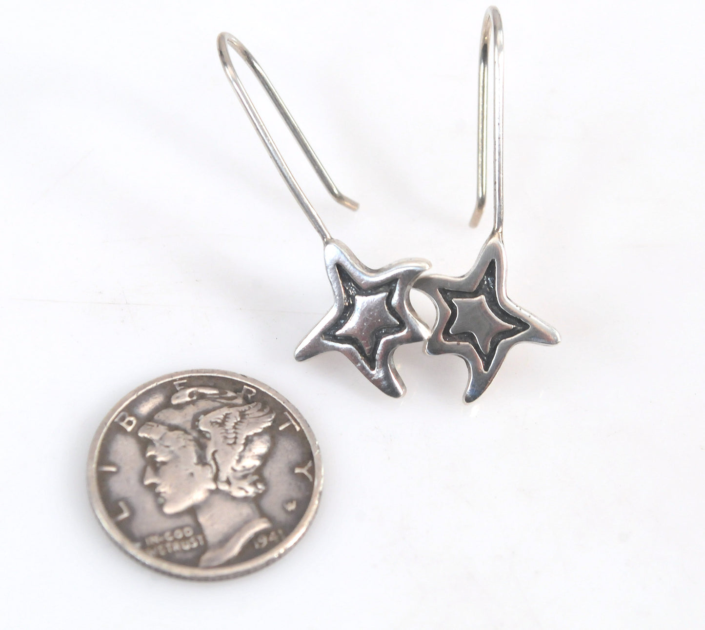 Silpada Sterling Silver Star Earrings