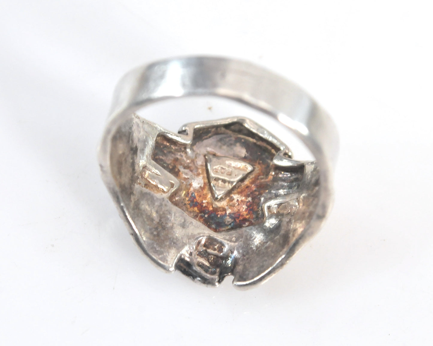 Vintage Sterling Silver Harley Davidson Eagle Ring