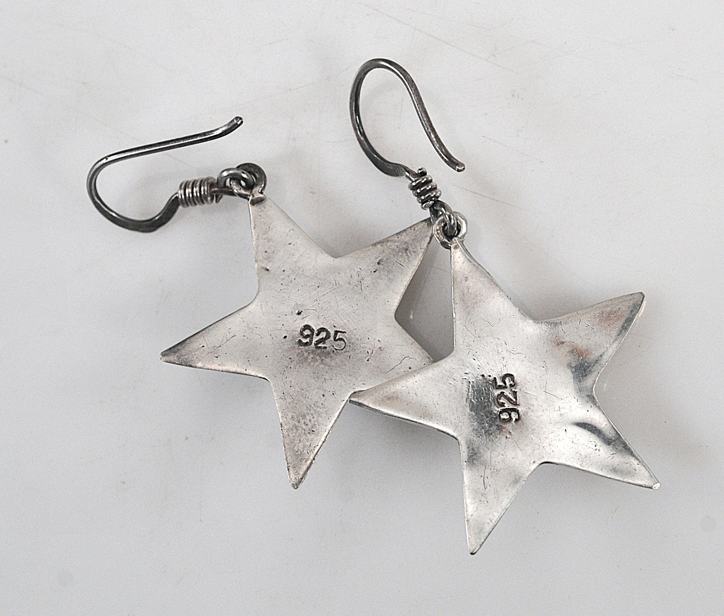 Sterling Silver Turquoise Star Earrings