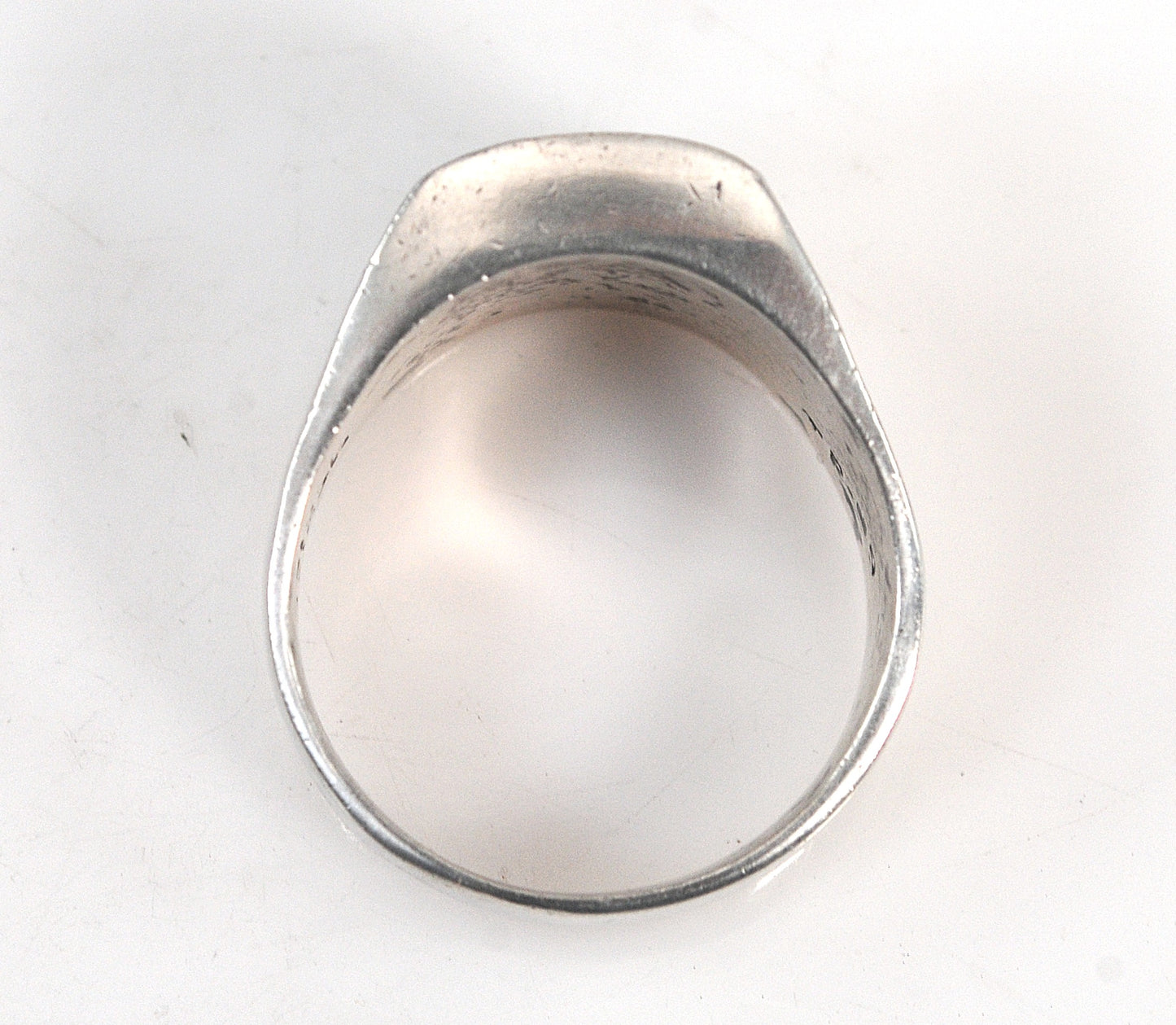 Vintage Taxco Sterling Silver Turquoise Chip Inlay Ring