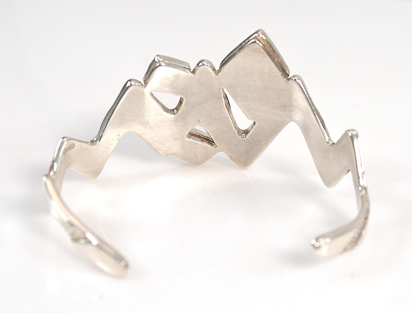 Carolyn Pollack Sterling Silver Copper Four Corners Cuff Bracelet