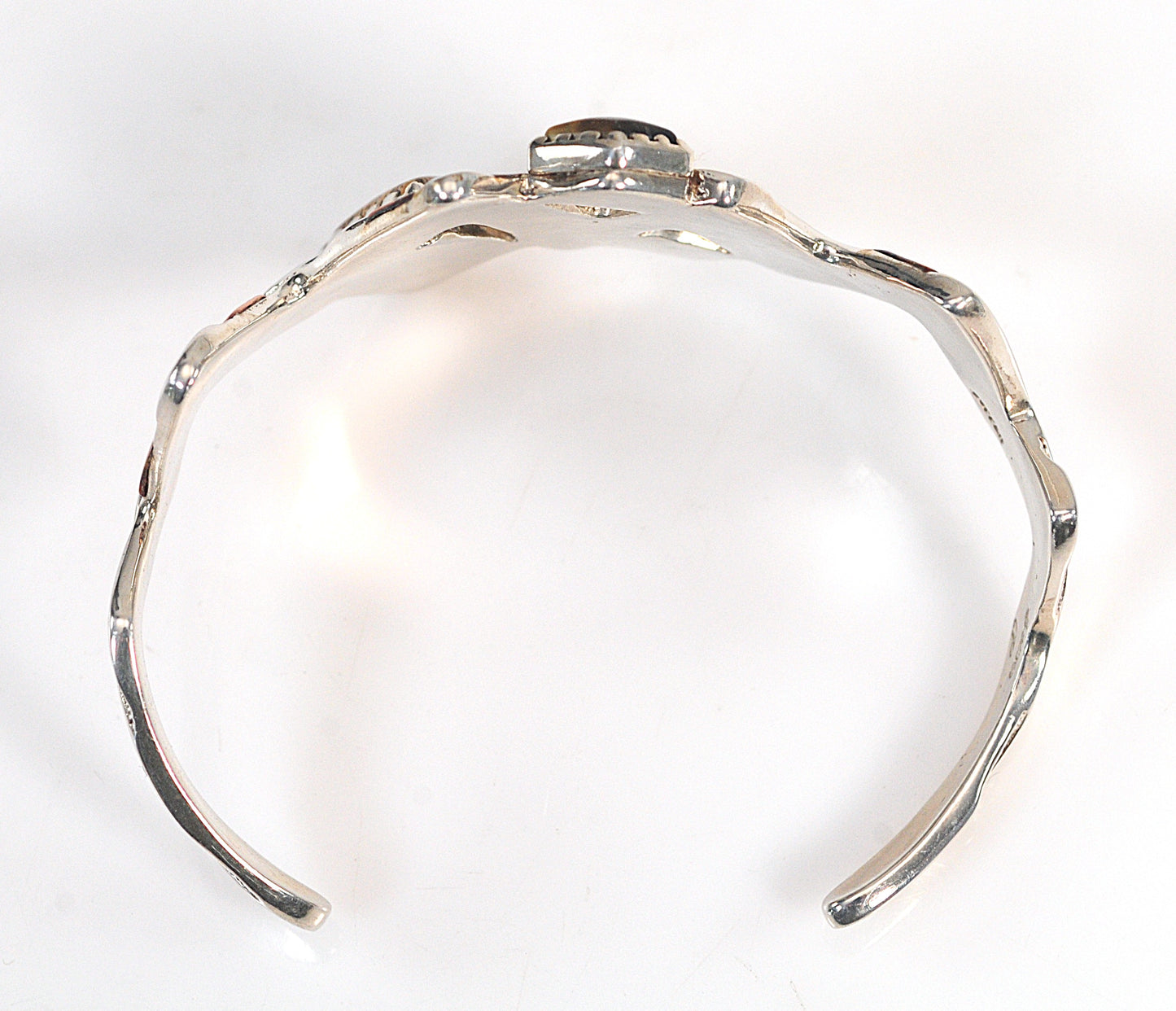 Carolyn Pollack Sterling Silver Copper Four Corners Cuff Bracelet