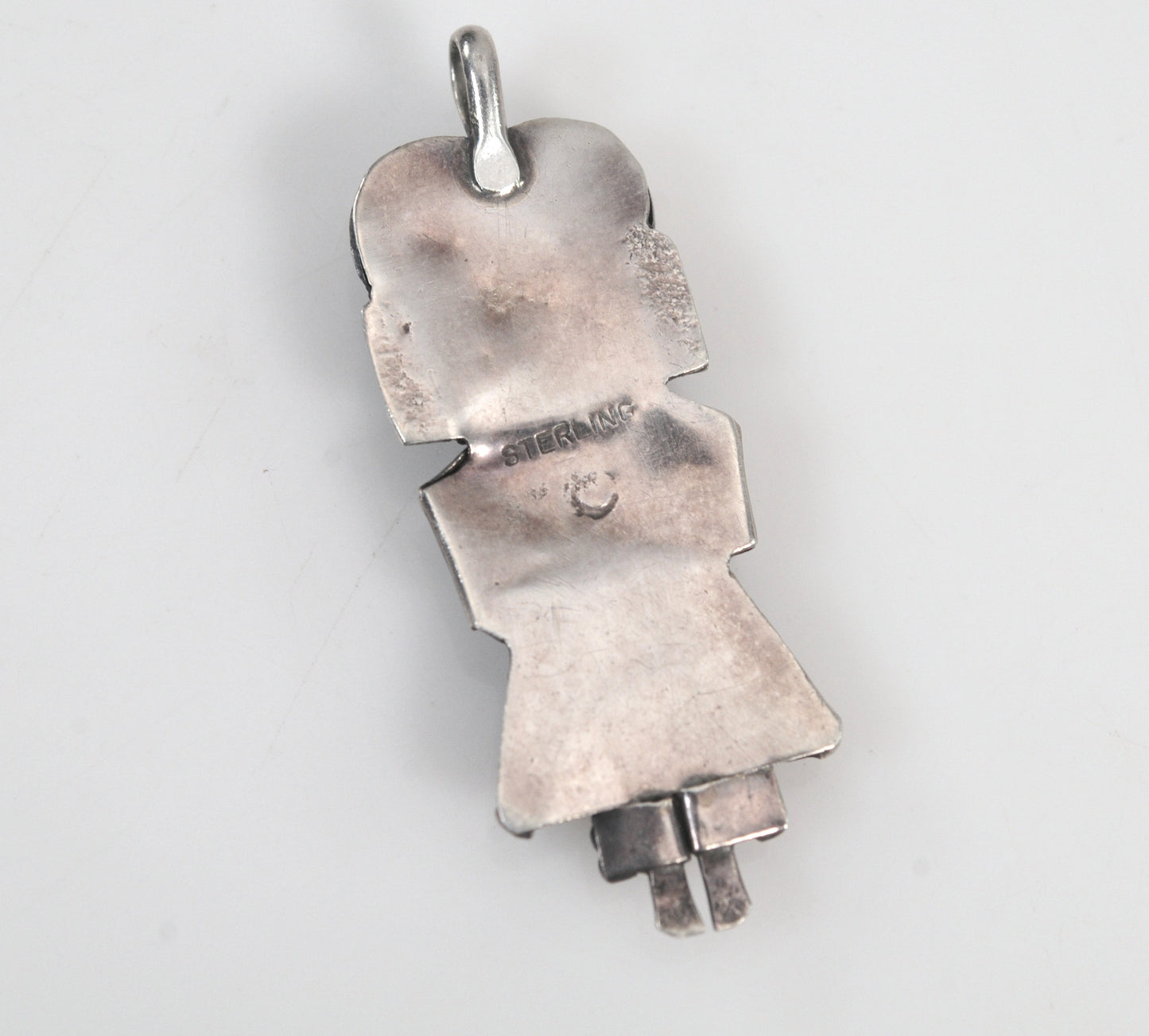 Orville Manygoats Navajo Sterling Silver Kachina Pendant