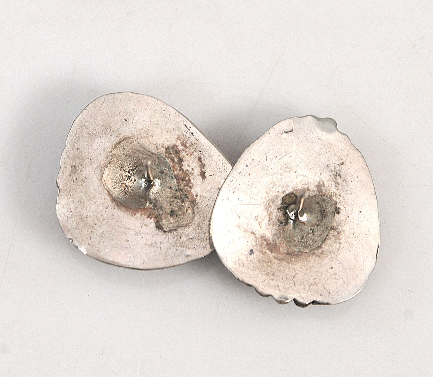 Navajo Sterling Silver Turquoise Stud Earrings
