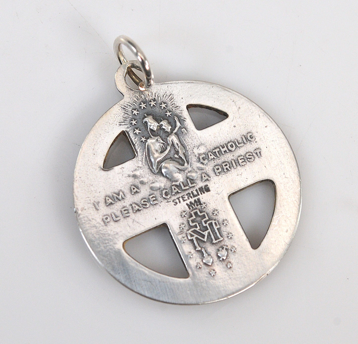 Vintage HMH Sterling Silver Four Way Medal