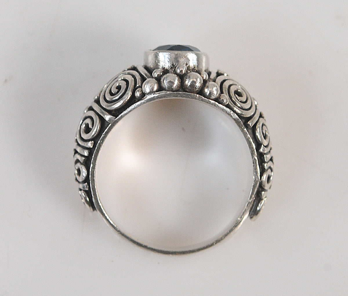 Suarti Sterling Silver Blue Topaz Ring