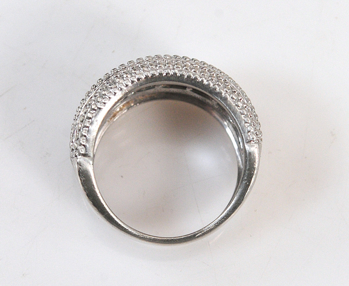 K.P. Sanghvi & Sons Sterling Silver Diamond Ring