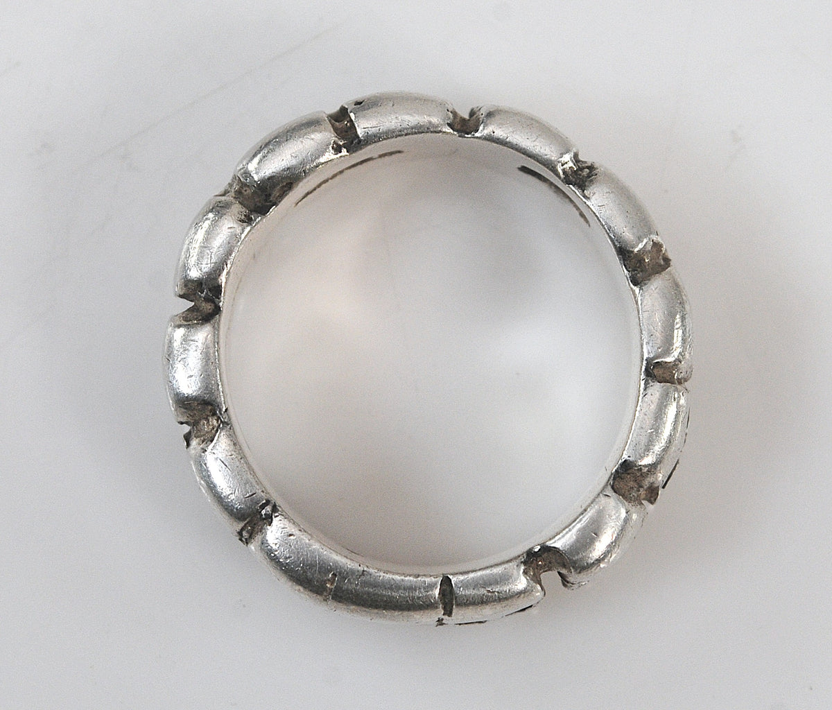 Sterling Silver Skull Band Ring