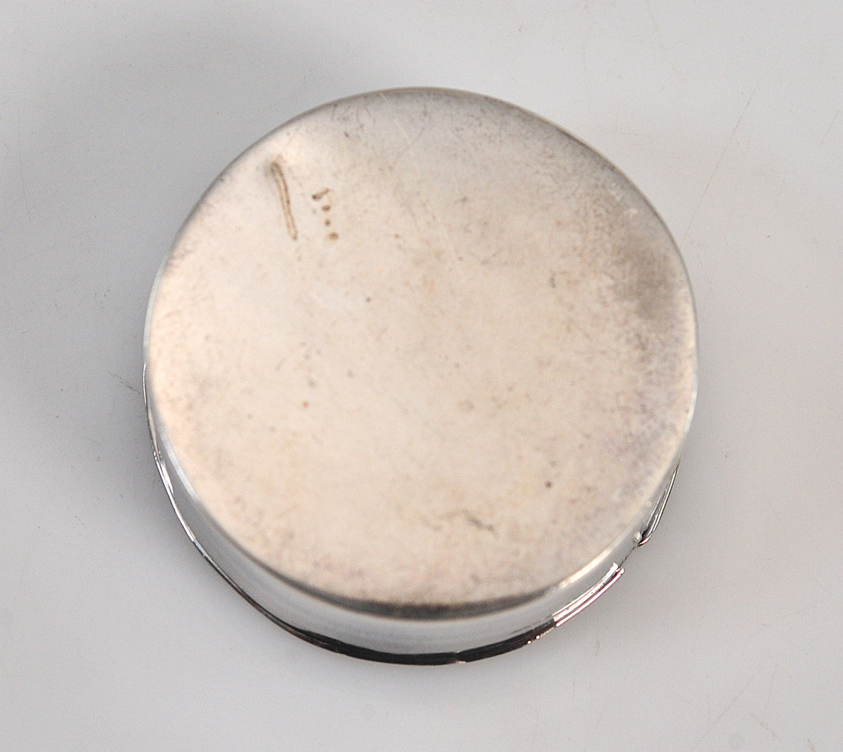 Vintage Sterling Silver Pill Box, Trinket Box