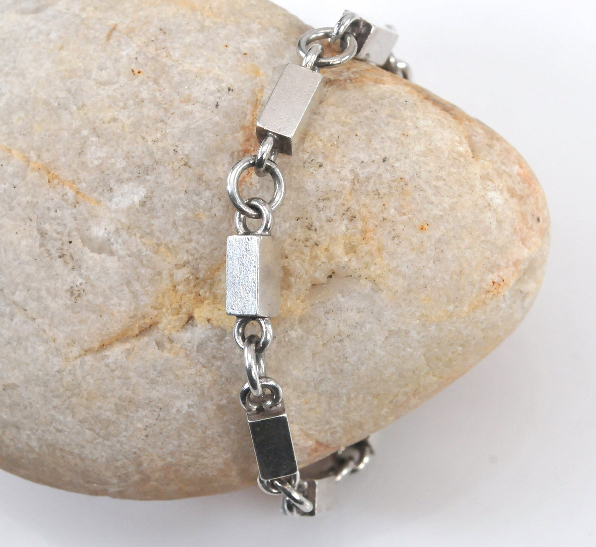 Wiwen Nilsson Handwrought Sterling Silver Geometric Bracelet