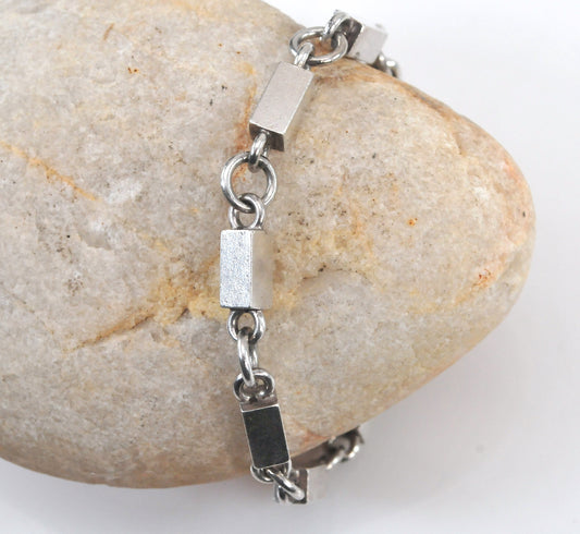 Wiwen Nilsson Handwrought Sterling Silver Geometric Bracelet