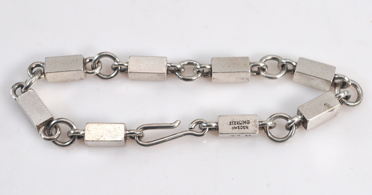 Wiwen Nilsson Handwrought Sterling Silver Geometric Bracelet