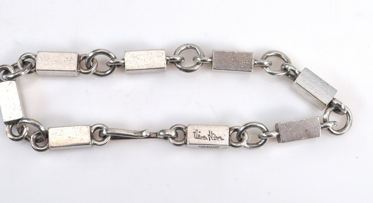 Wiwen Nilsson Handwrought Sterling Silver Geometric Bracelet