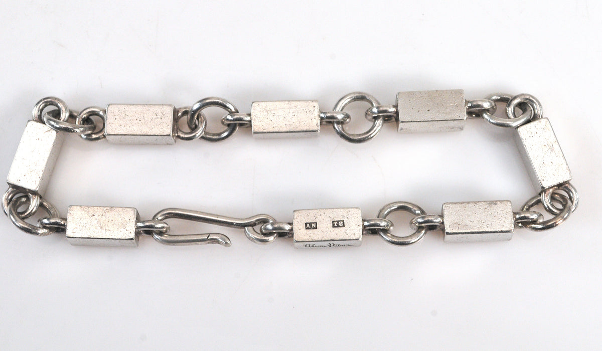 Wiwen Nilsson Handwrought Sterling Silver Geometric Bracelet
