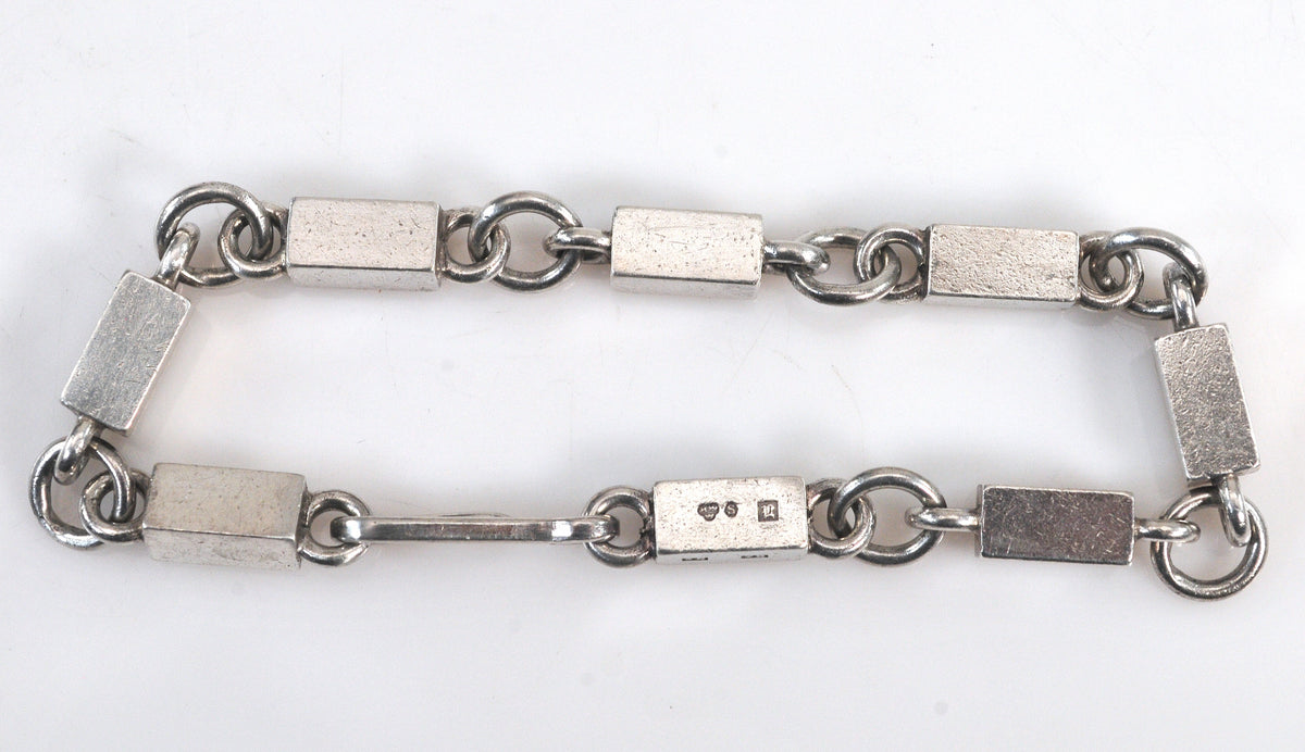 Wiwen Nilsson Handwrought Sterling Silver Geometric Bracelet