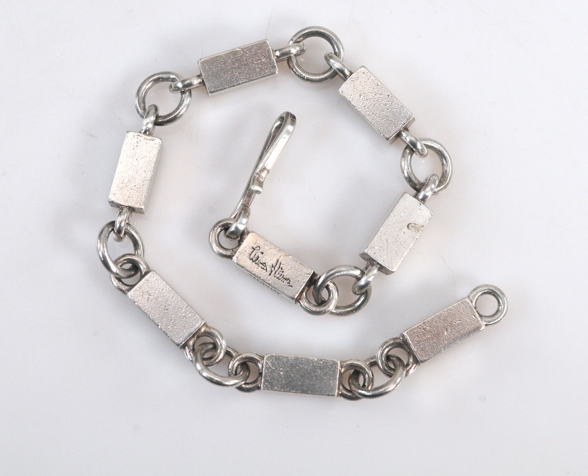 Wiwen Nilsson Handwrought Sterling Silver Geometric Bracelet