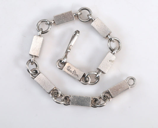Wiwen Nilsson Handwrought Sterling Silver Geometric Bracelet