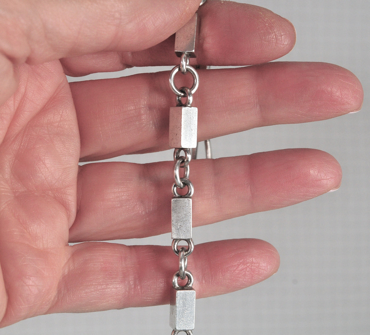 Wiwen Nilsson Handwrought Sterling Silver Geometric Bracelet