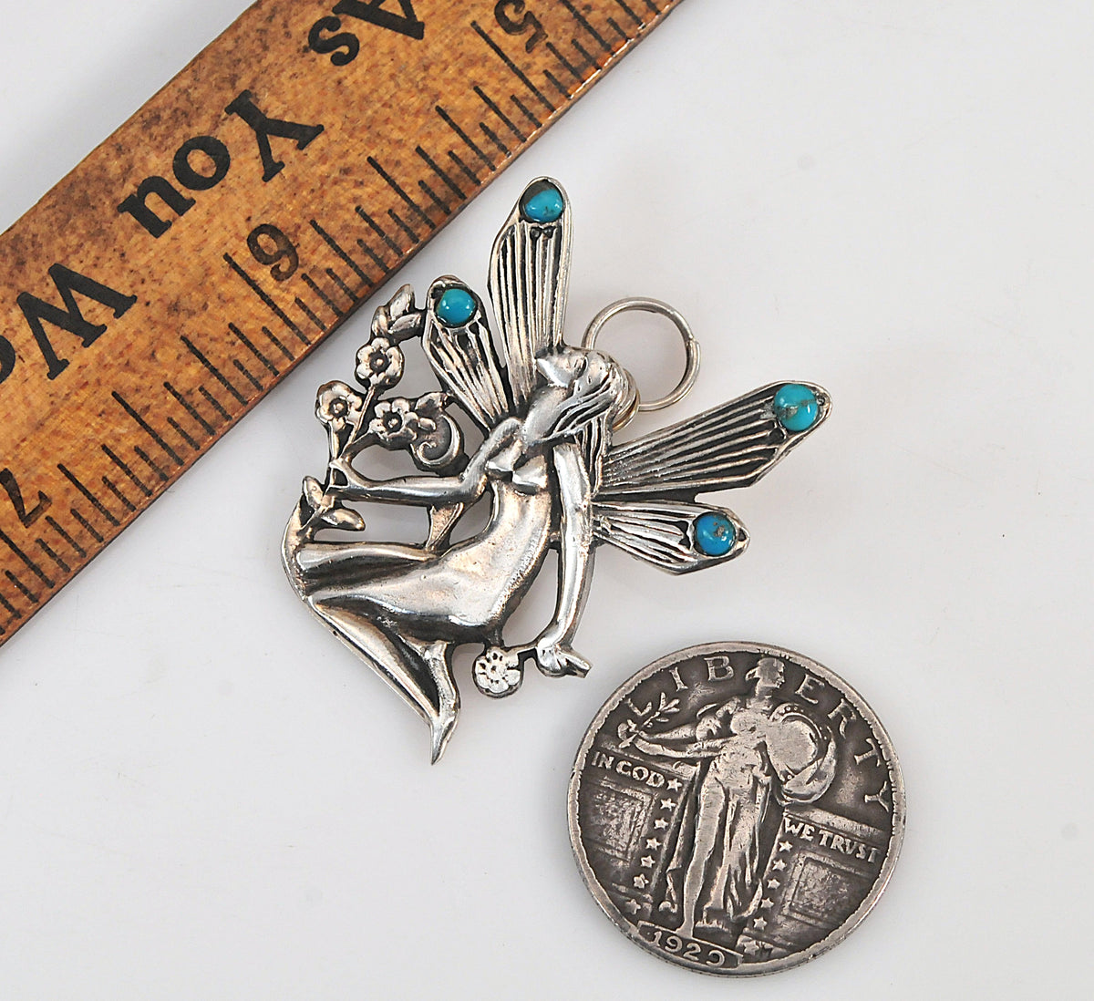Sterling Silver Fairy Pendant