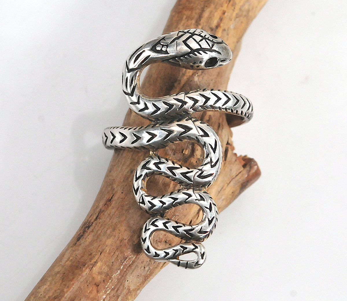 Sterling Silver Snake Ring