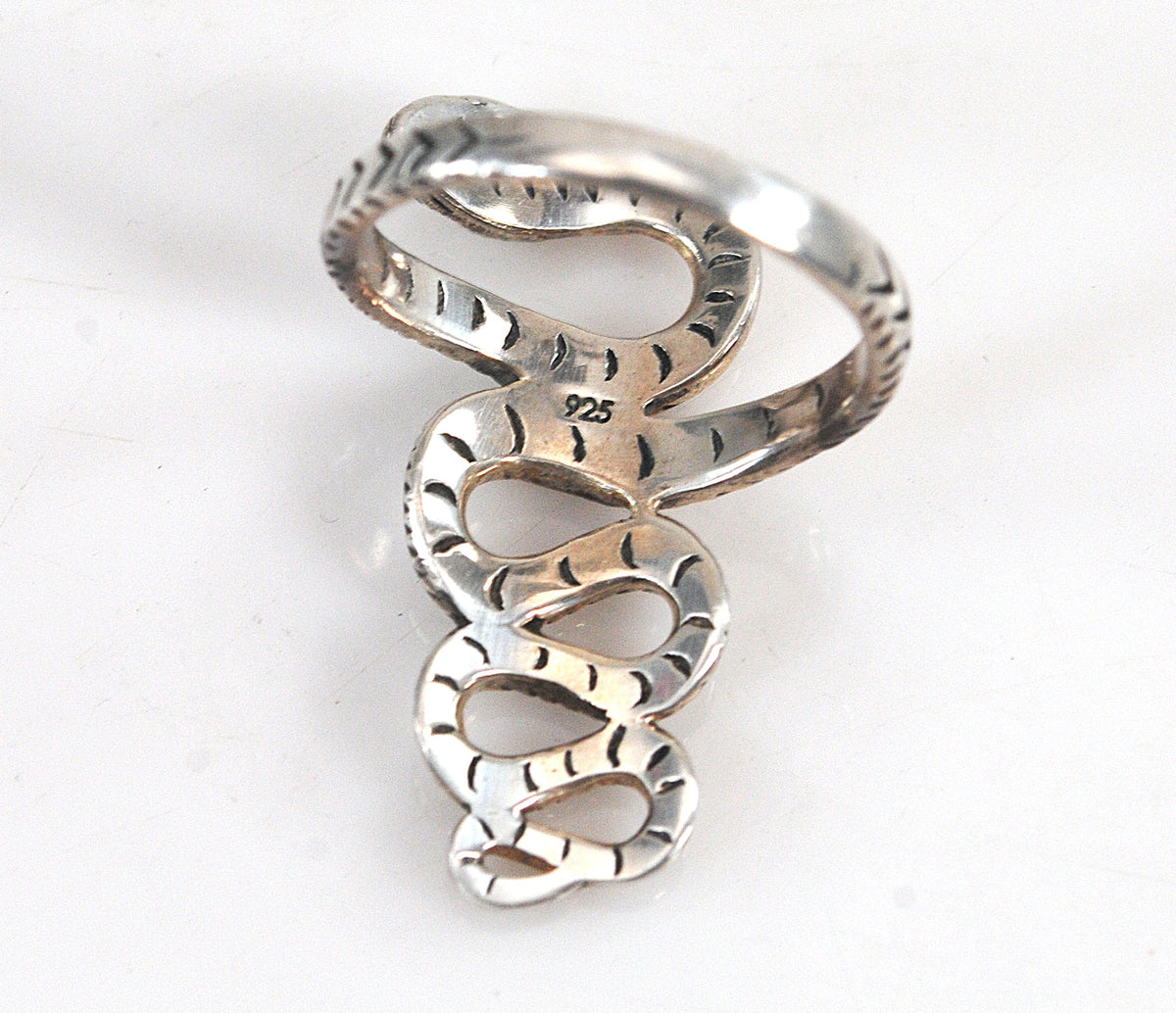 Sterling Silver Snake Ring