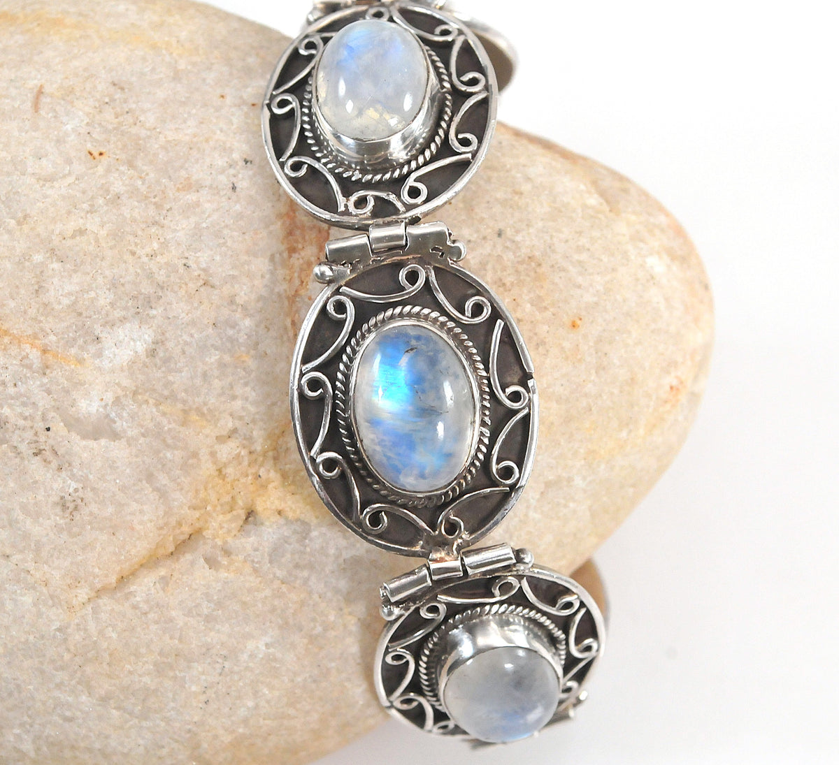 Sterling Silver Labradorite Bracelet