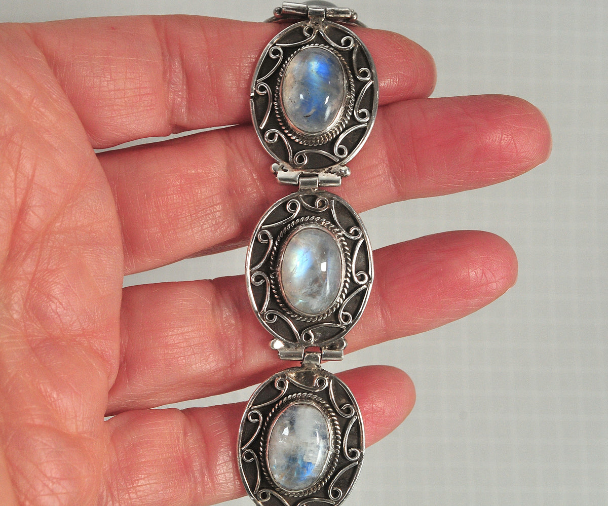 Sterling Silver Labradorite Bracelet