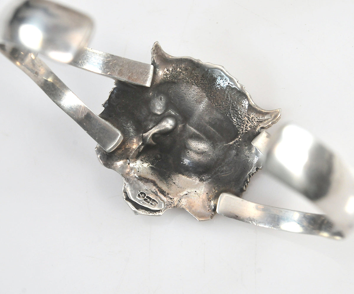 Sterling Silver Tiger Cuff Bracelet
