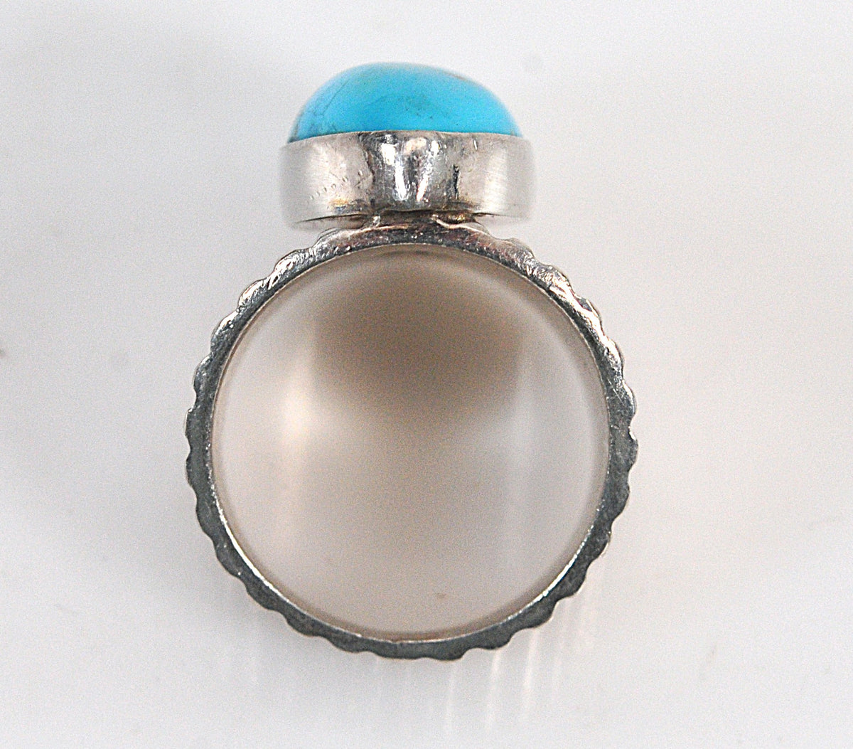 Chunky Jay King Sterling Silver Turquoise Ring