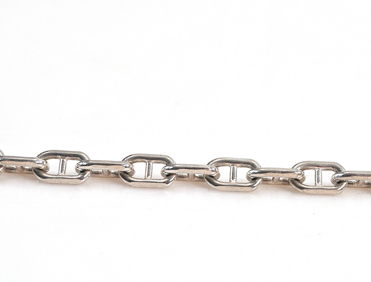 Sterling Silver 5.5mm Anchor Bracelet | 925 Italy Chain Bracelet