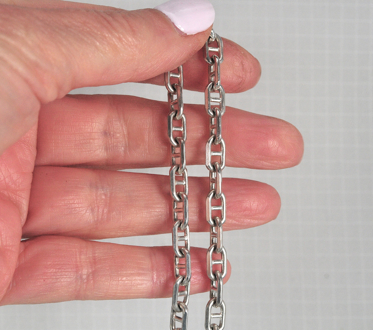 Sterling Silver 5.5mm Anchor Bracelet | 925 Italy Chain Bracelet