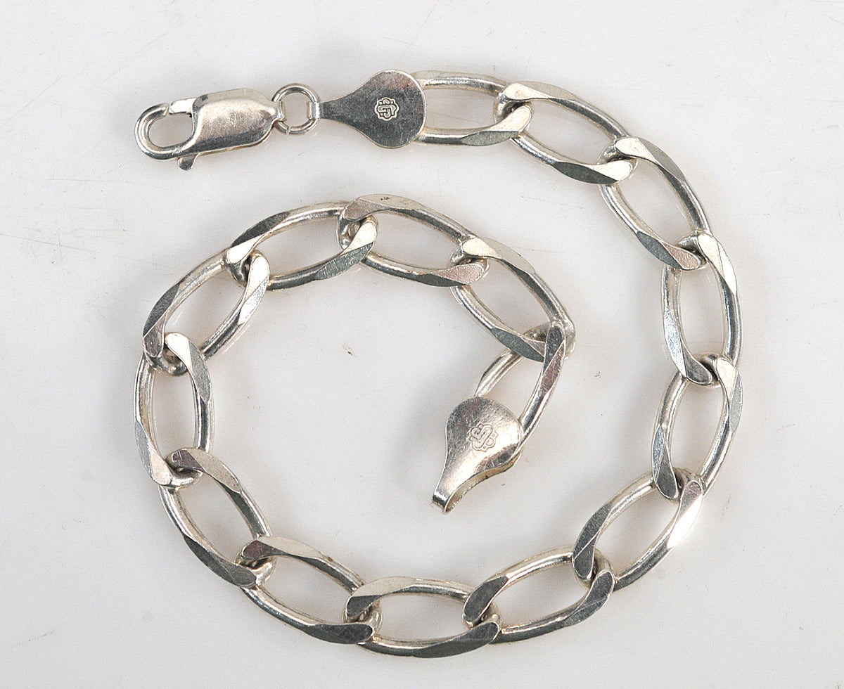 Sterling Silver 925 Italy Chain Bracelet