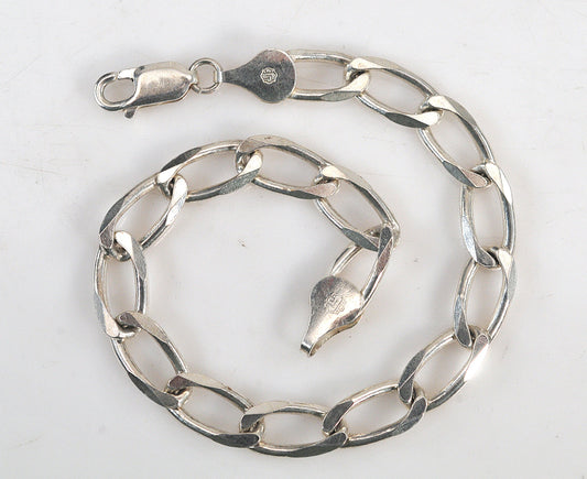 Sterling Silver 925 Italy Chain Bracelet