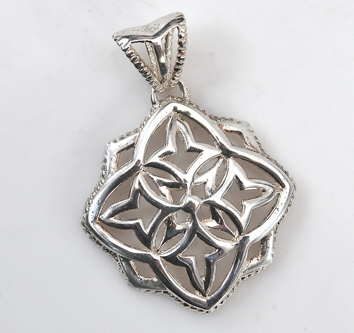 Milor 925 Italy Sterling Silver Snowflake Pendant