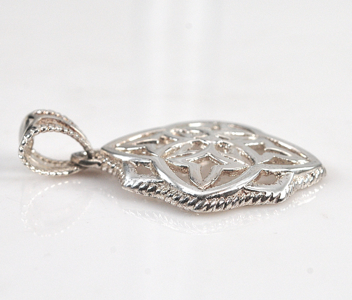 Milor 925 Italy Sterling Silver Snowflake Pendant