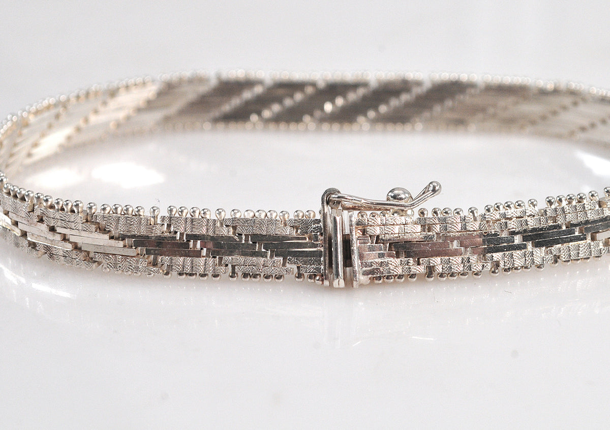 Sterling Silver 925 Italy Riccio Bracelet