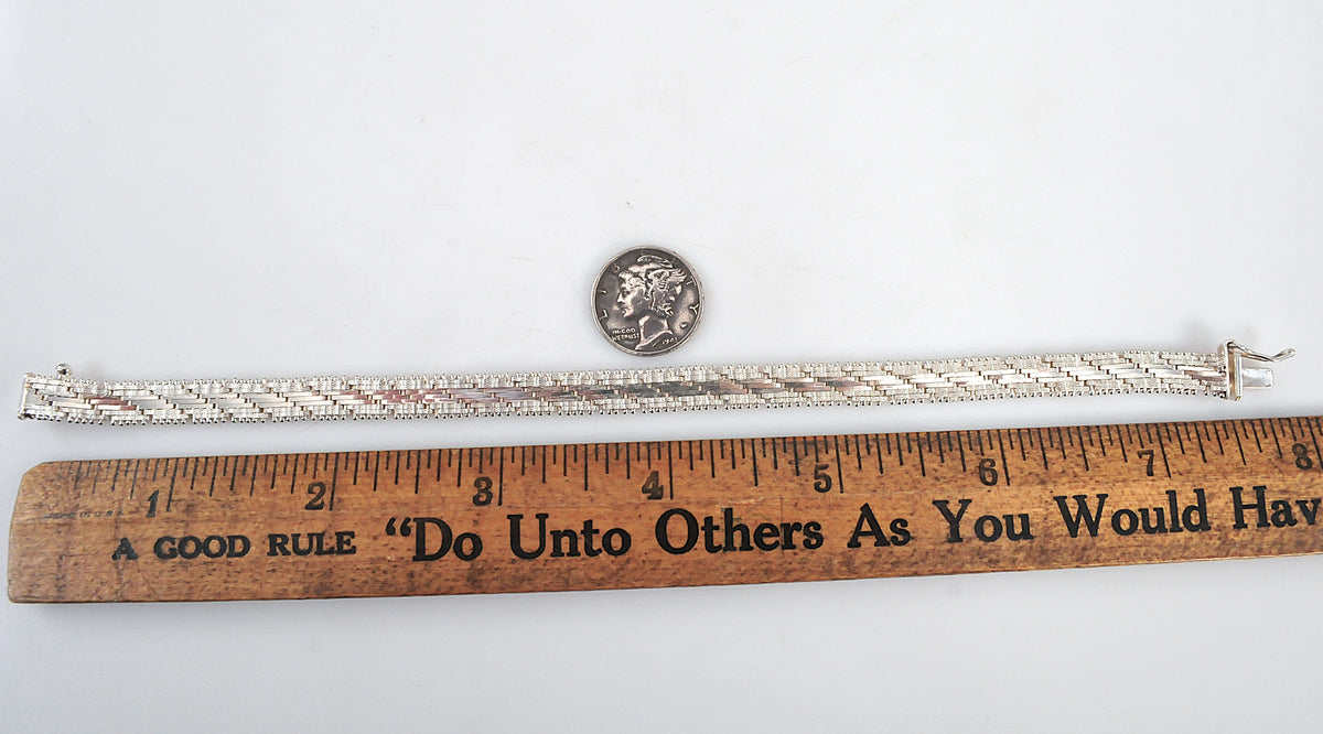 Sterling Silver 925 Italy Riccio Bracelet