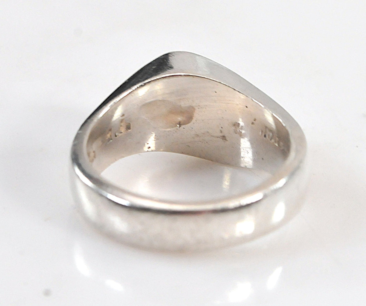 Vintage Taxco Sterling Silver Brass Wire Ring