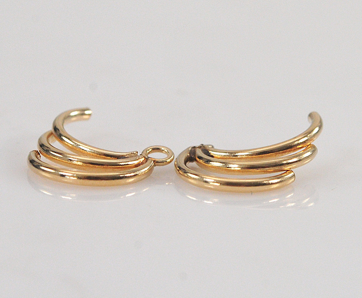14K Gold Earring Jackets