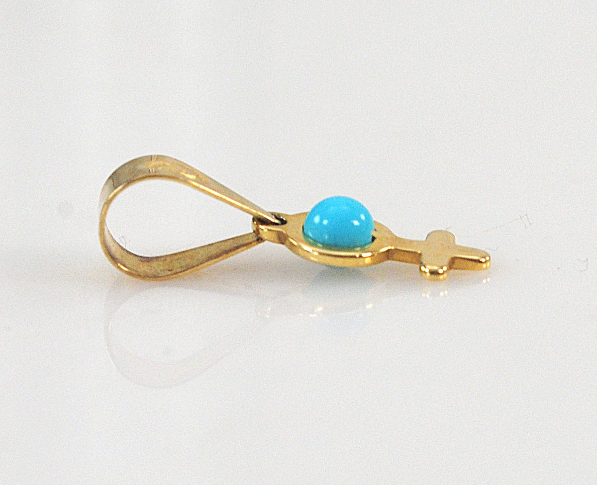 SMALL 14K Yellow Gold Venus Pendant, Dainty Feminist Jewelry