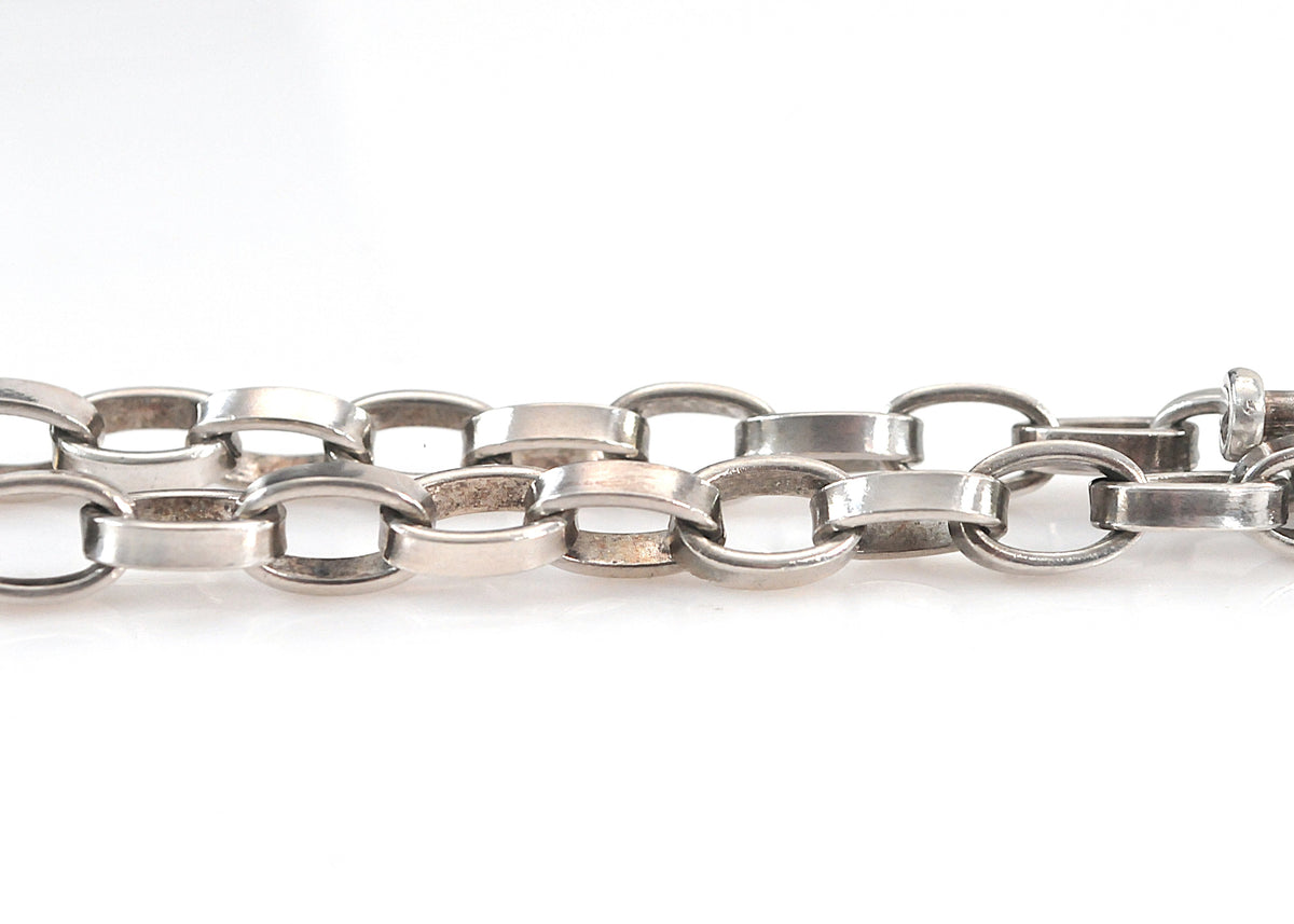 Silpada Sterling Silver Heart Charm Bracelet
