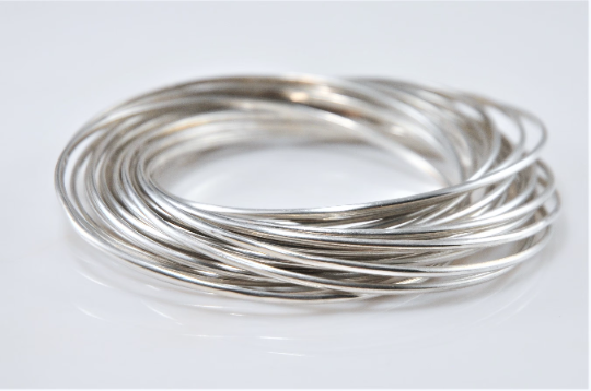 Silpada 21 Bangle Salute Sterling Silver Interlocking Bangle Bracelets