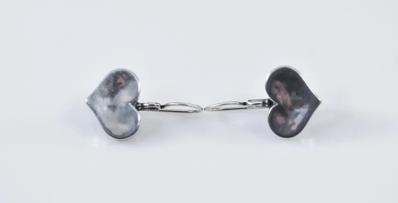 Shablool Didae Sterling Silver Heart Earrings