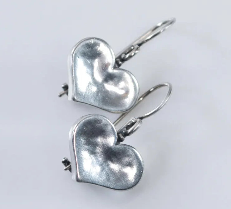 Shablool Didae Sterling Silver Heart Earrings